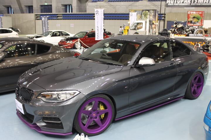 BMW　ホイール紫