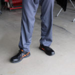 アシックス安全靴FCP106-9009 ブラック×オレンジポップ