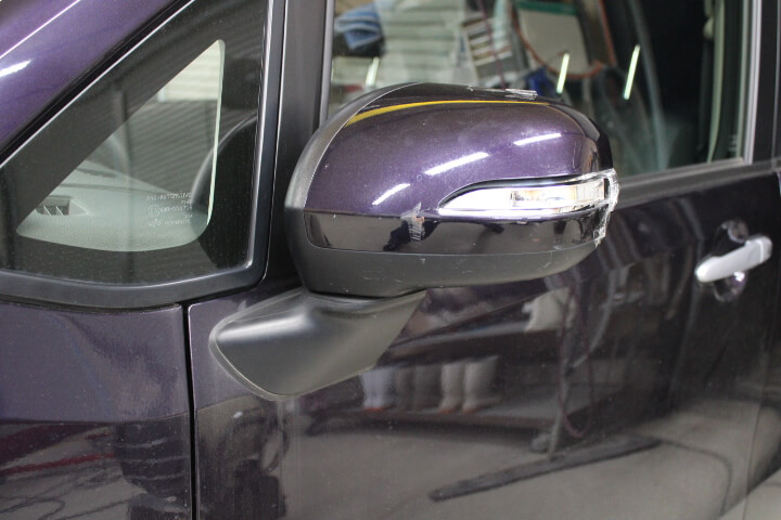 ダイハツ LA160S ムーヴカスタム 左ドアミラーの取替 Y'ｓボディーブログ｜長野県千曲市の自動車鈑金塗装専門店