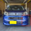 ダイハツ LA160S ムーヴ フロントバンパー交換